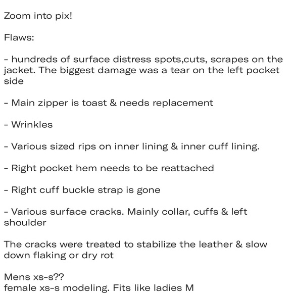 âSOLDâ Antique Biker Jacket 40s 50s Distressed - Picture 13 of 14